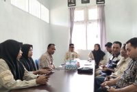 Rapat bersama Camat dan Lurah se-kecamatan Gamlamo 