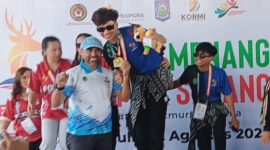 Kadispora Malut, Saifuddin Djuba bersama atlet ISDM 