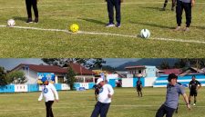 Buka turnamen PAN Cup I, Ketwil PAN Malut di dampingi Sekwil PAN Malut dan mantan Bupati Halut.