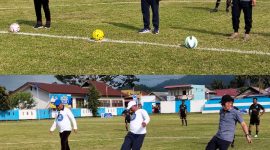 Buka turnamen PAN Cup I, Ketwil PAN Malut di dampingi Sekwil PAN Malut dan mantan Bupati Halut.