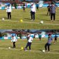 Buka turnamen PAN Cup I, Ketwil PAN Malut di dampingi Sekwil PAN Malut dan mantan Bupati Halut.