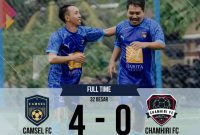 Skor akhir 4-0, Camsel FC melaju ke babak 16 besar Wali Kota Cup tahun 2025