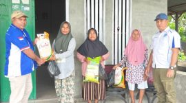 Rayakan HUT PAN ke-27 DPD PAN Haltim, bagi sembako