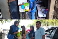 Bendahara DPD PAN Kota Ternate, serahkan bantuan sembako 