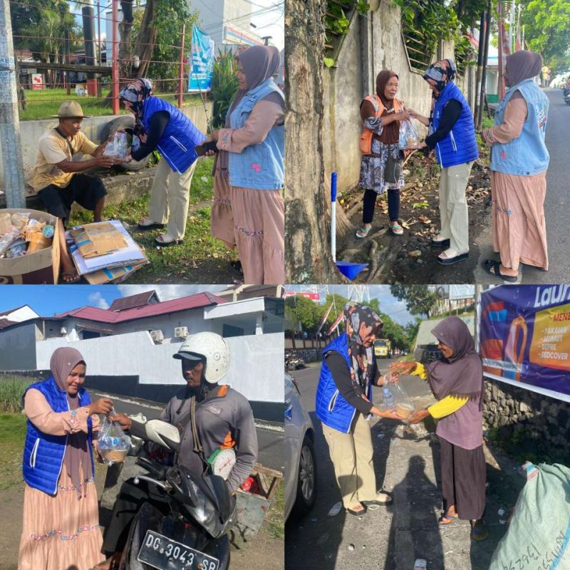 DPD PAN Kota Ternate, berbagai paket makan siap saji