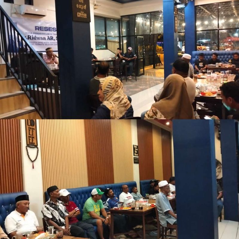 Ridwan Ar, ST., MT, saat gelar reses di Mangga Dua Utara 