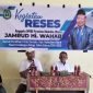 Anggota DPRD Malut, Jamrud H. Wahab di dampingi Lurah Foramadiahi, saat gelar reses