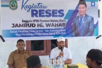 Jamrud H. Wahab, gelar reses di Kelurahan Sulamadaha, Ternate Barat