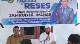 Jamrud H. Wahab, gelar reses di Kelurahan Sulamadaha, Ternate Barat