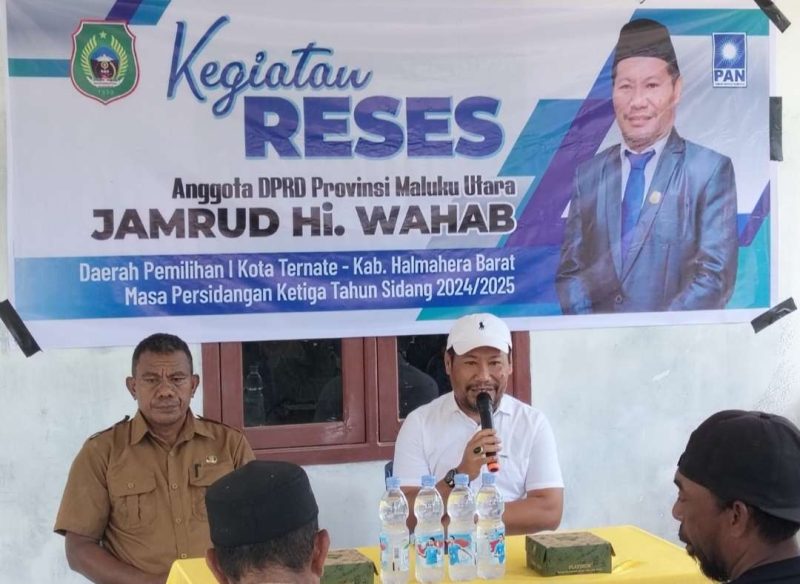 Jamrud H. Wahab, gelar reses di Kelurahan Sulamadaha, Ternate Barat