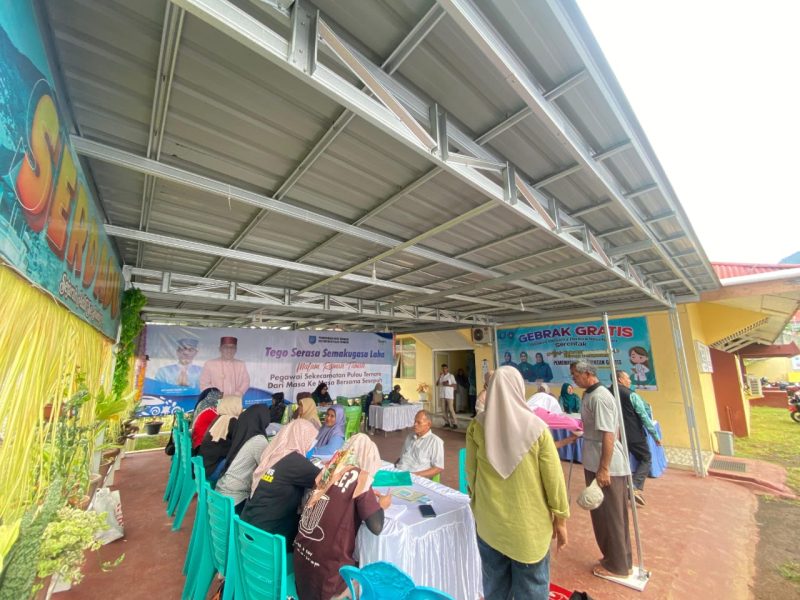 PKM Jambula, gelar giat Gebrak Gratis bersama TP PKK Kecamatan Pulau Ternate Gamlamo 