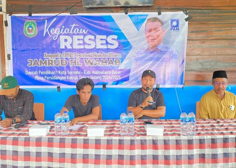 Anggota DPRD Malut, Jamrud H. Wahab, gelar reses di Kecamatan Ibu, Halbar
