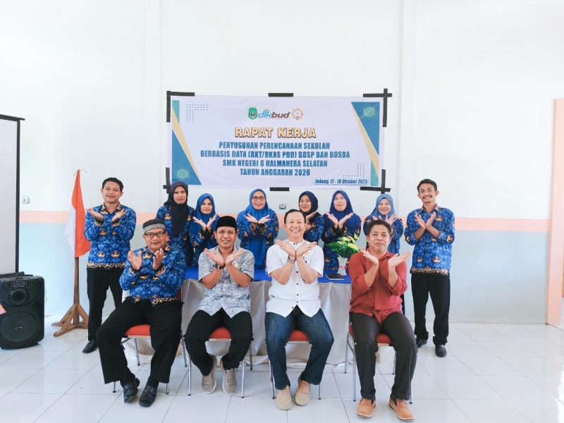 Peserta Raker Penyusunan Perencanaan Sekolah Berbasis Data T.A 2026 SMK Negeri 6 