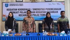 Pemerintah Kecamatan Pulau Ternate (Gamlamo) gelar rapat koordinasi bersama lurah se-Kecamatan Pulau Ternate