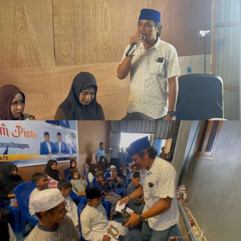 Doa bersama anak yatim sekaligus pemberian santunan oleh DPD PAN Kota Ternate 